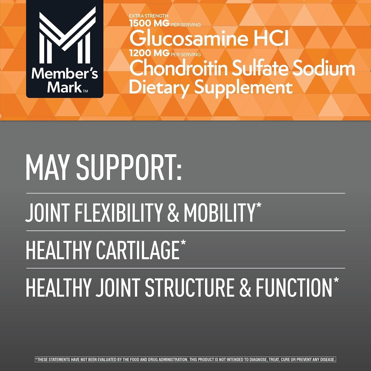 Members Mark Triple Strength Glucosamine Chondroitin (340 Count)