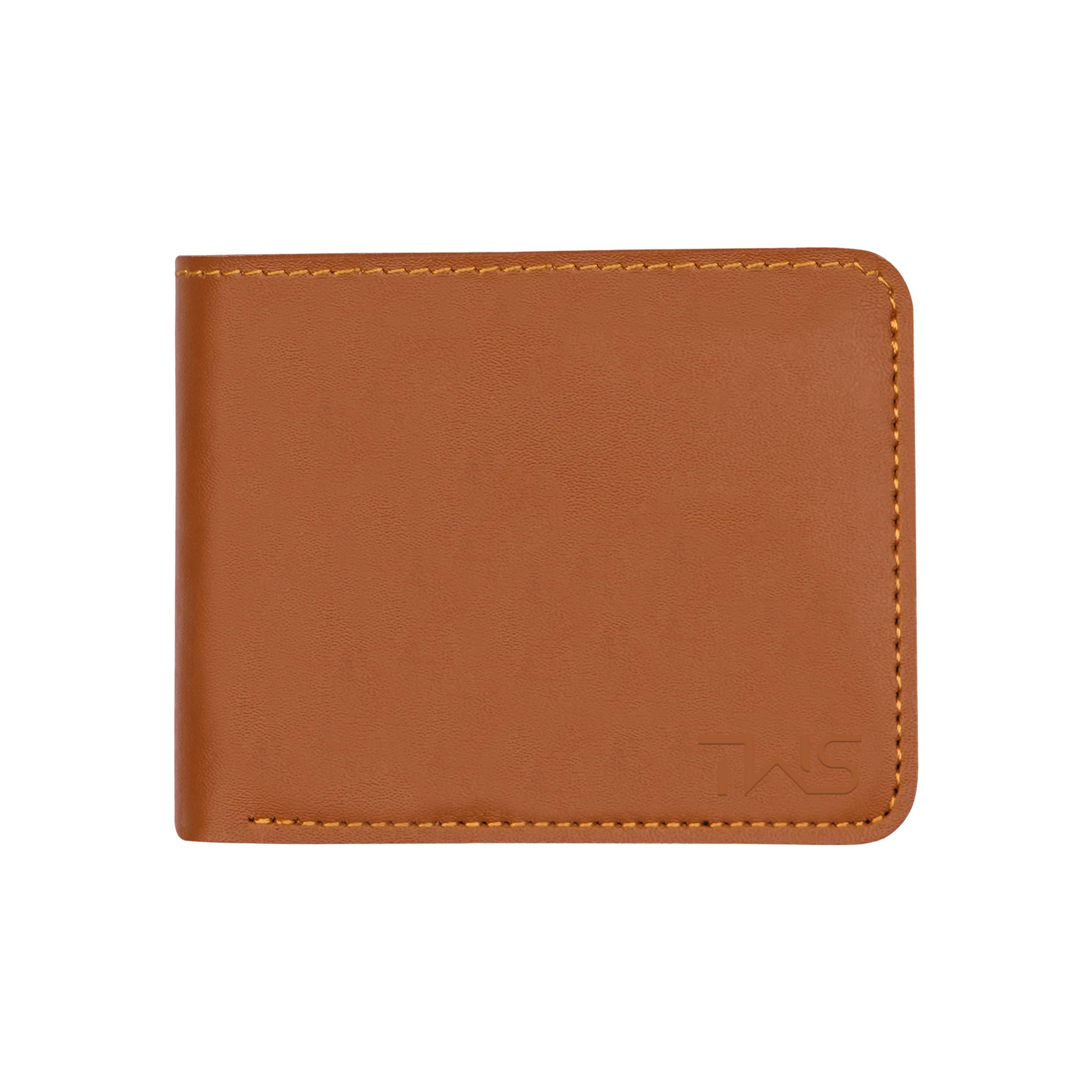 The Wallet Store Vegan Leather Wallet For Men - Tan