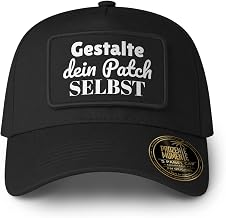 Personalised Cap with Patch - 5 Panel Baseball Cap with Removable Patch and Adjustable Snapback Closure Unisex - Party Accessory for Painting Festival Holiday Funny Caps