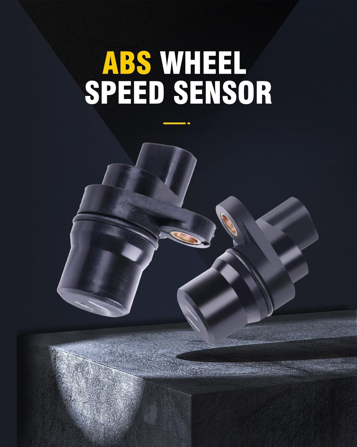 OCPTY 2PCS ABS Sensor, Rear Left Right Wheel Speed Sensors 89546-35020 ALS1249 ALS1250 Fit for 1998-2004 for Toyota for Tacoma, 2000-2006 for Toyota for Tundra Brake Sensor Left Right Rear ALS1249 ALS1250