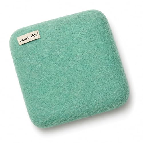 Woolbuddy Aguja de fieltrar 100% de lana Mat Teal