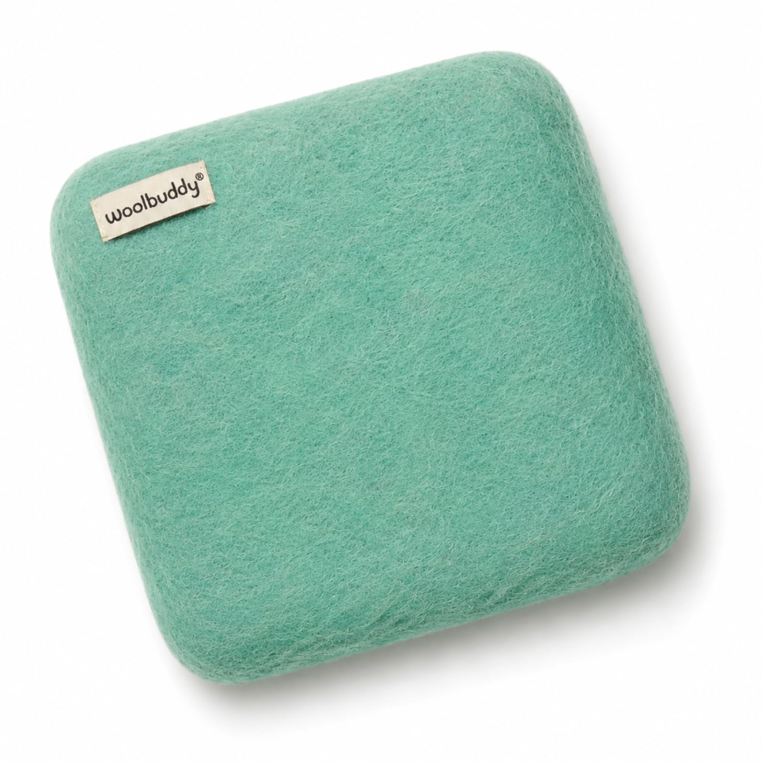 Woolbuddy Wool Felting Pad 6 x 6 x 1.5 Inch (Teal), Durable Needle Felting Mat, Needle Felting Foam Pads Alternative