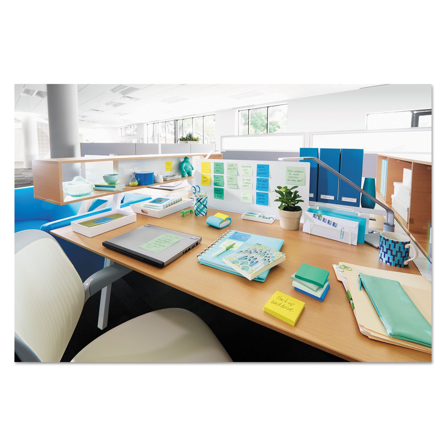 Post-it R3306SST Super Sticky Pop-ups,3-Inch x3-Inch,90 Shts/PD,6/PK,AST Tropical BRZ
