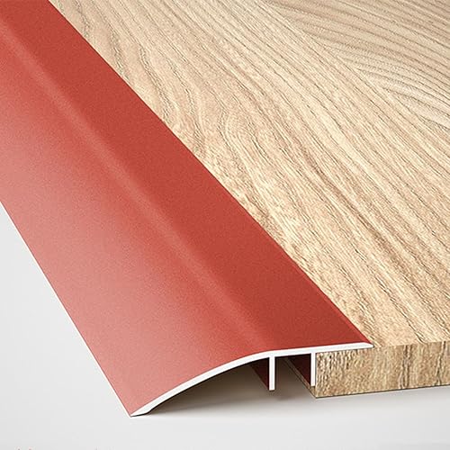 HJXGQJM Tiras de transición de piso de metal, tira de umbral de transición de piso de aluminio, tira de ajuste de alfombra de 35.4 pulgadas, tira de