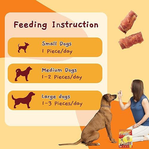 Miniatura 6 de Jungle Calling Golosinas para perros de triple sabor, hechas con carne de pollo y pato real, aperitivos para perros sin cuero crudo, saludables,