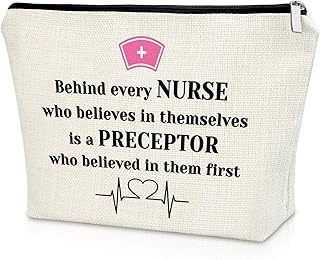 Nurse Gifts For Women Makeup Bag Appreciation Gift for Nurse practitioner Nurse Graduation Gifts Thank You Gift from Retirement Gift for Women Nurses Best Nurse Ever Gifts Funny Makeup Pouch