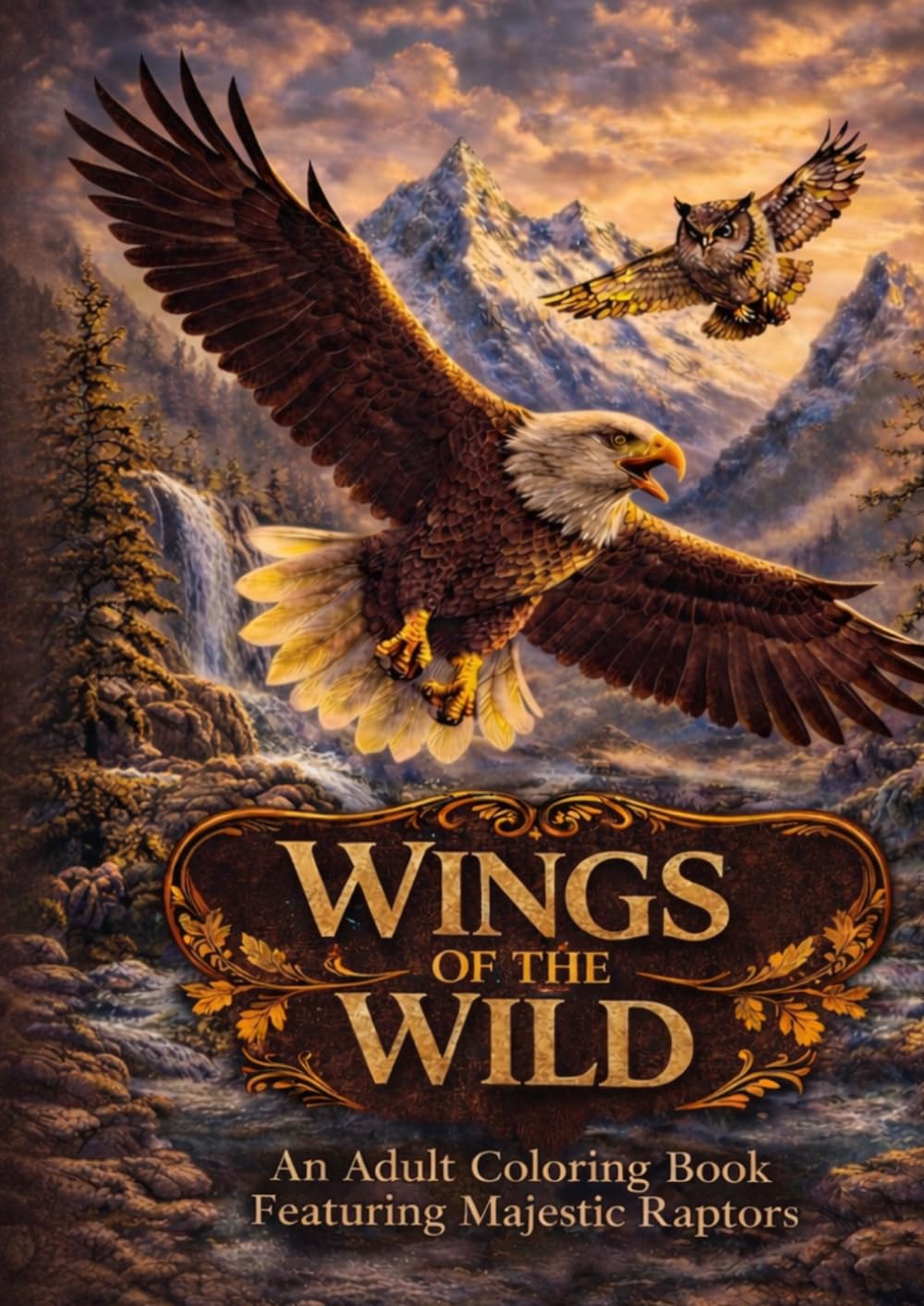 Wings Of The Wild: A Relaxing Coloring Book Featuring Stunning Birds