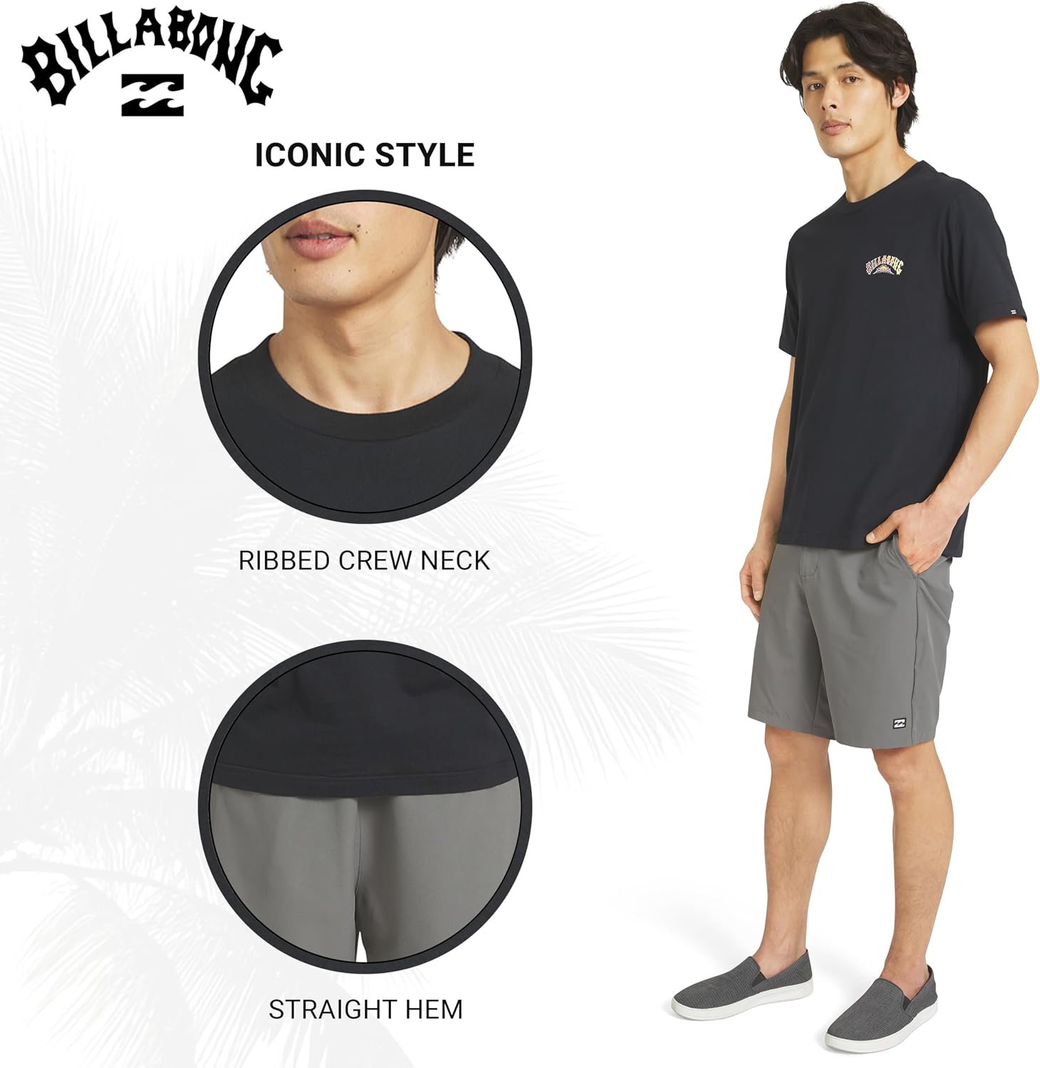 Billabong Men's Regular Fit Premium Soft Cotton Tee Short Sleeve T-Shirt