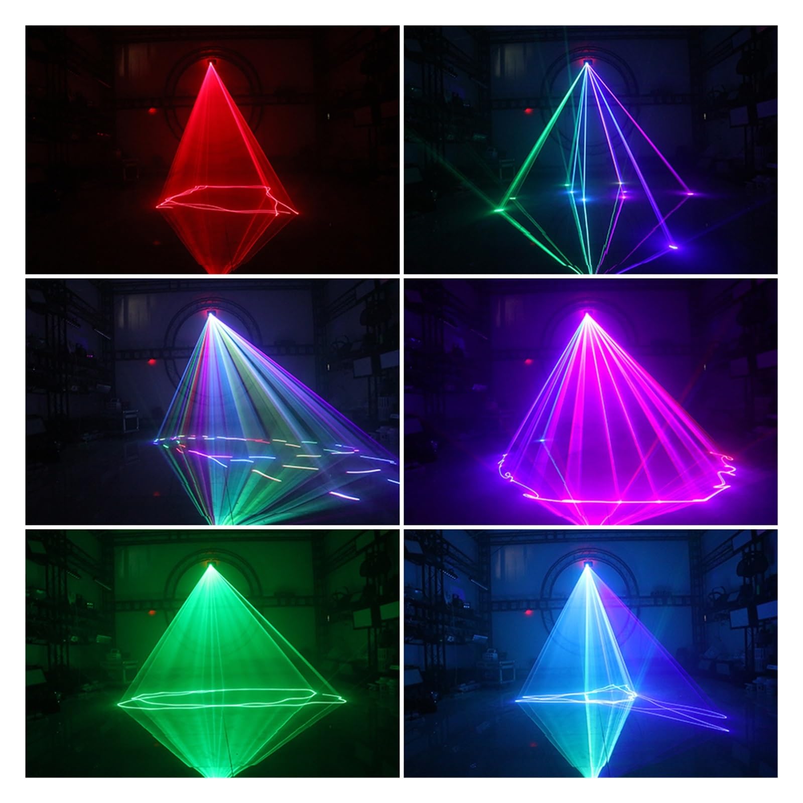 500mw RGB Beam Line Scanner Projector DJ Disco Stage Lighting Effect Dance Party Wedding Holiday Bar Club Luci Per feste e club(Without Remote)