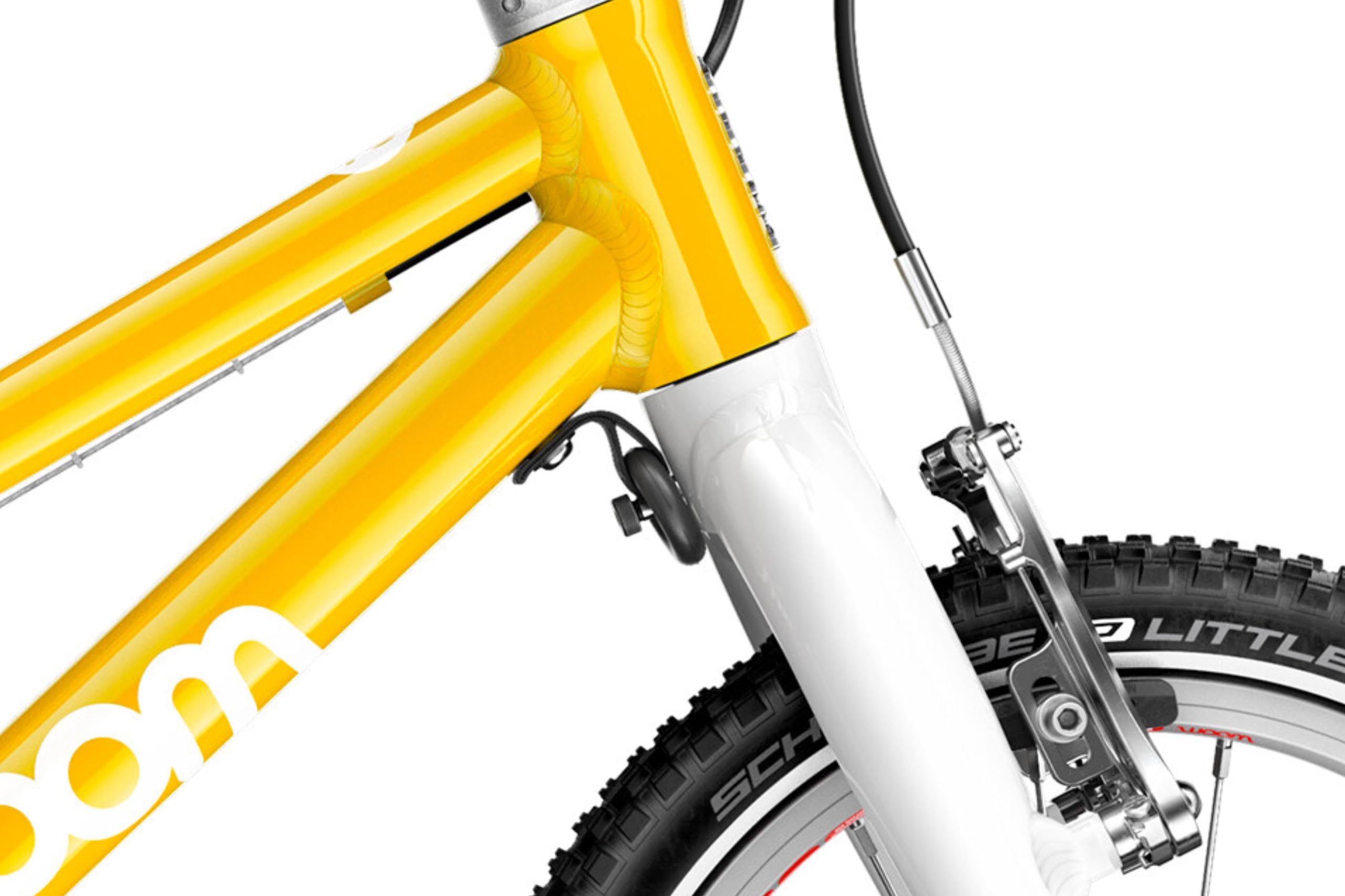 woom ORIGINAL 2 Kinderfahrrad, 14 Zoll, ab 3 Jahre, fr Jungen und Mdchen,  ohne Rcktritt, inkl. Vorder- und Rcklicht, Gelb (Sunny Yellow) :  Amazon.de: Spielzeug
