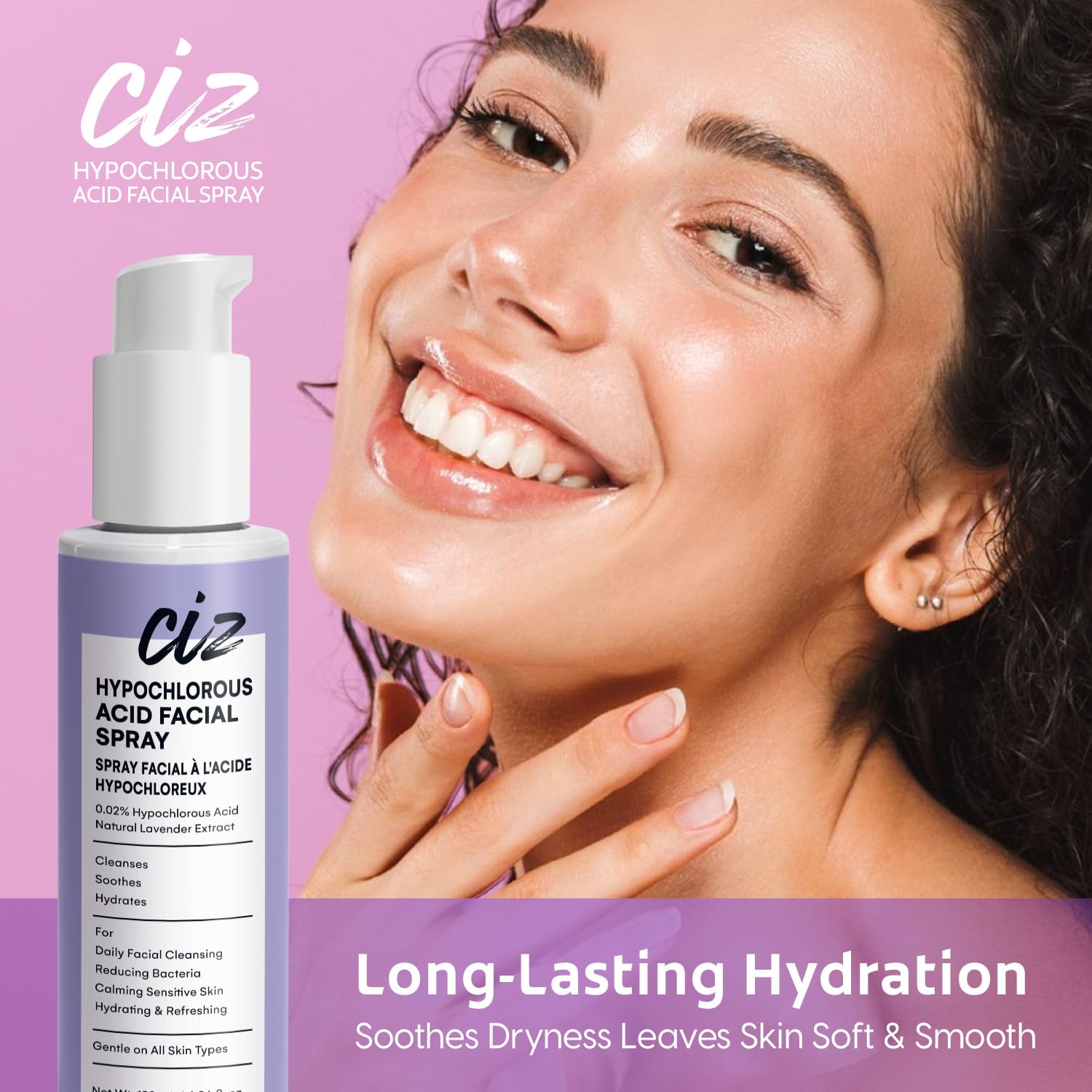 Amazon.com: CIZ Hypochlorous Acid Facial Spray with Lavender