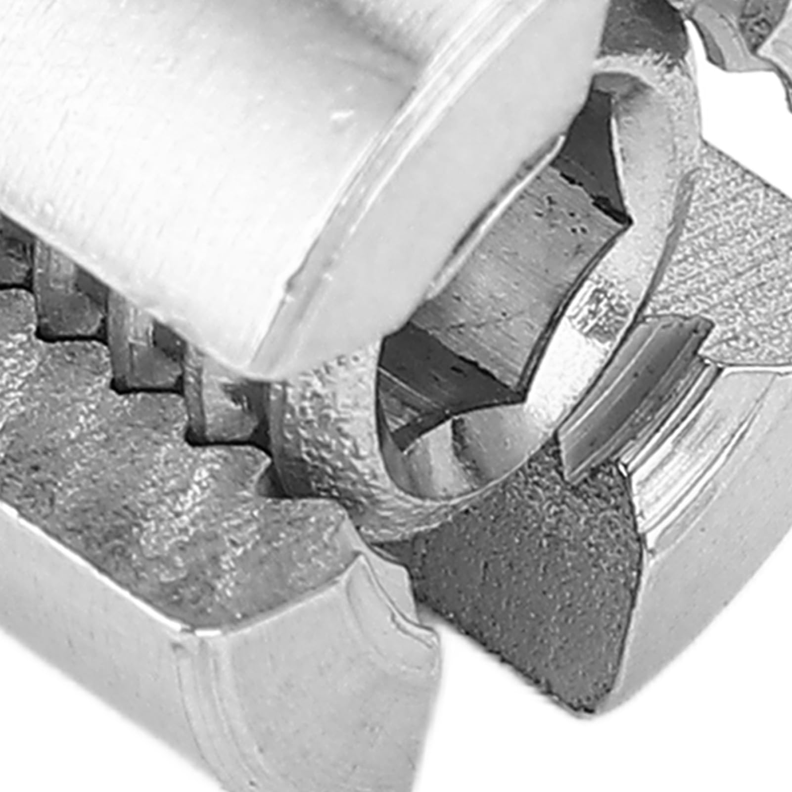 Akozon Morsetto per Cavo Incrociato 10 Pezzi Morsetto per Ringhiera in Filo di Acciaio Inossidabile per Interni Ed Esterni (M12 5 mm)