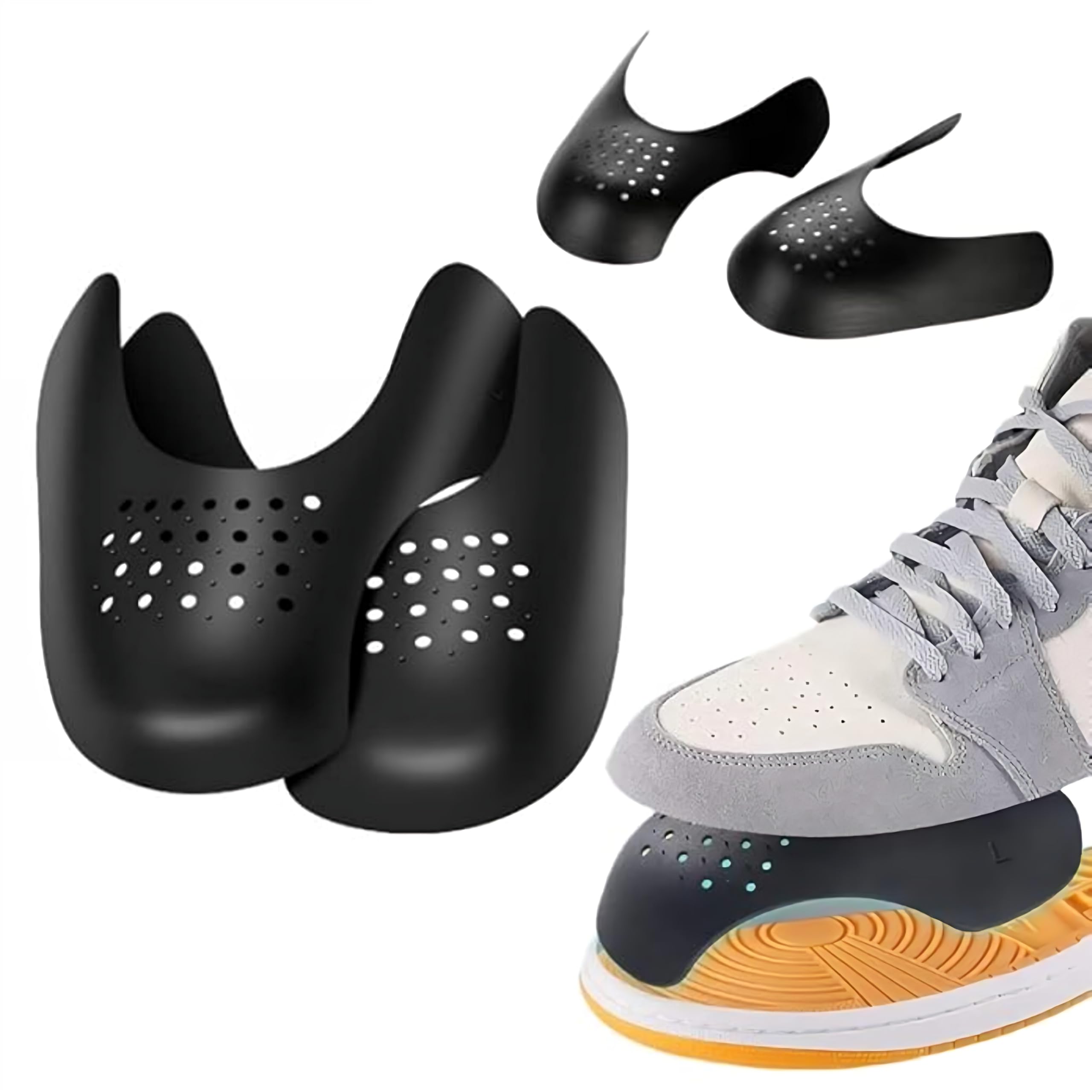 Brzone® 2 PAIR Crease Protectors for Air Force 1 ‖ Jordan 1 ‖ Dunk Low, Crease Guard Suitable for Most Shoes, Anti Crease Shoe Protector for Mens 7.5-12/ Womens 5-8.5 (B0CX9FYYG5) Amazon Price History, Amazon Price Tracker