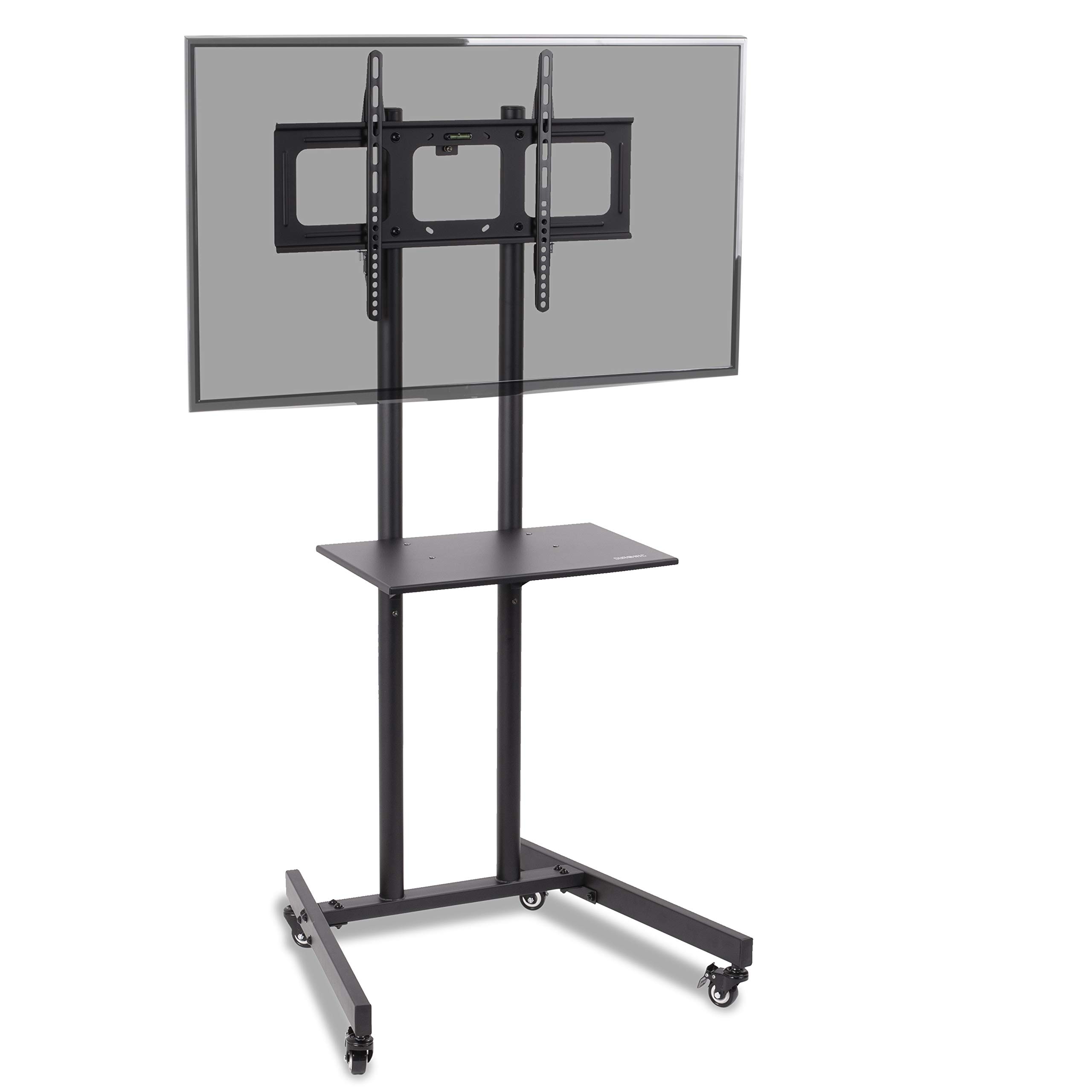 Sponsored Ad – Duronic TV Stand Chrome & Glass Stand for 30” -80” Flat Screen Television LCD/LED/OLED/QLED, With Tilt & Swivel, VESA Up to 600x400, Capacity, With Media Shelf (TVS5T1)