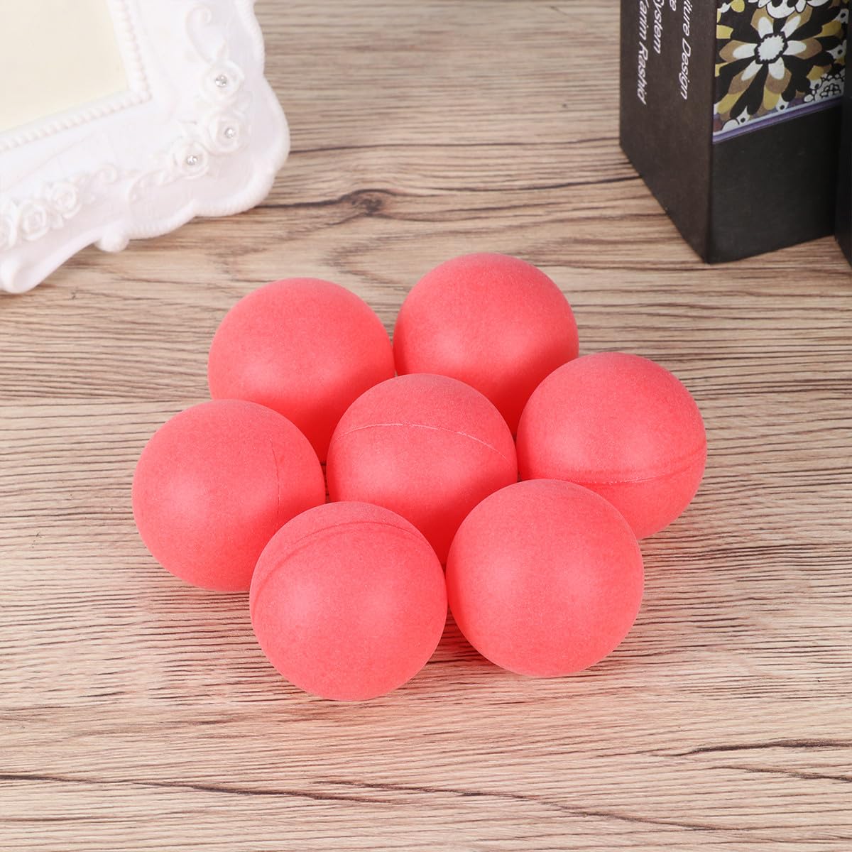 Balones de Ping Pong 40mm sin Costuras, 60 Piezas, PP Rojo