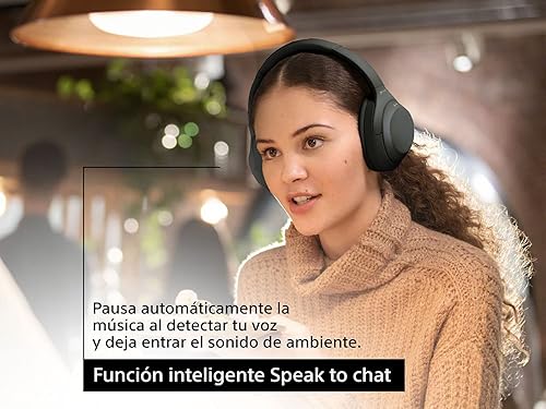 Miniatura 3 de Sony WH-1000XM4 - Auriculares inalámbricos de alta calidad con cancelación de ruido, duración de la batería de 30 horas, estilo sobre la oreja con