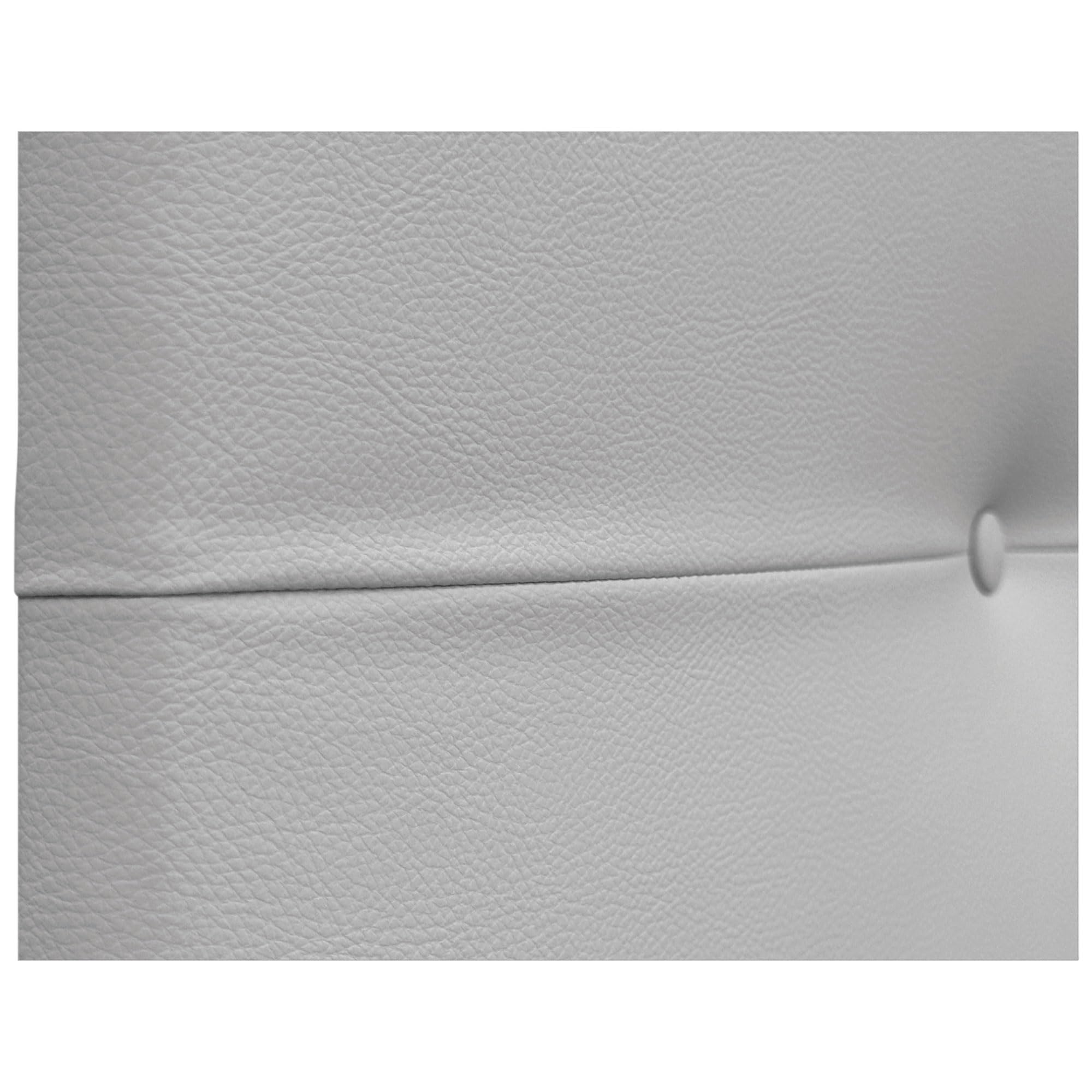 DHOME Testiera in similpelle o tessuto AQUALINE Pro Rivestimento di alta qualità NUOVA GAMMA DI COLORI Testiera letto di lusso Camera da letto (Similpelle Grigio Chiaro, 160x50cm (Letto 150/160))