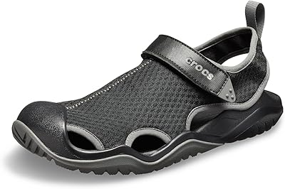 Crocs Mens Swiftwater Mesh Deck Sandals