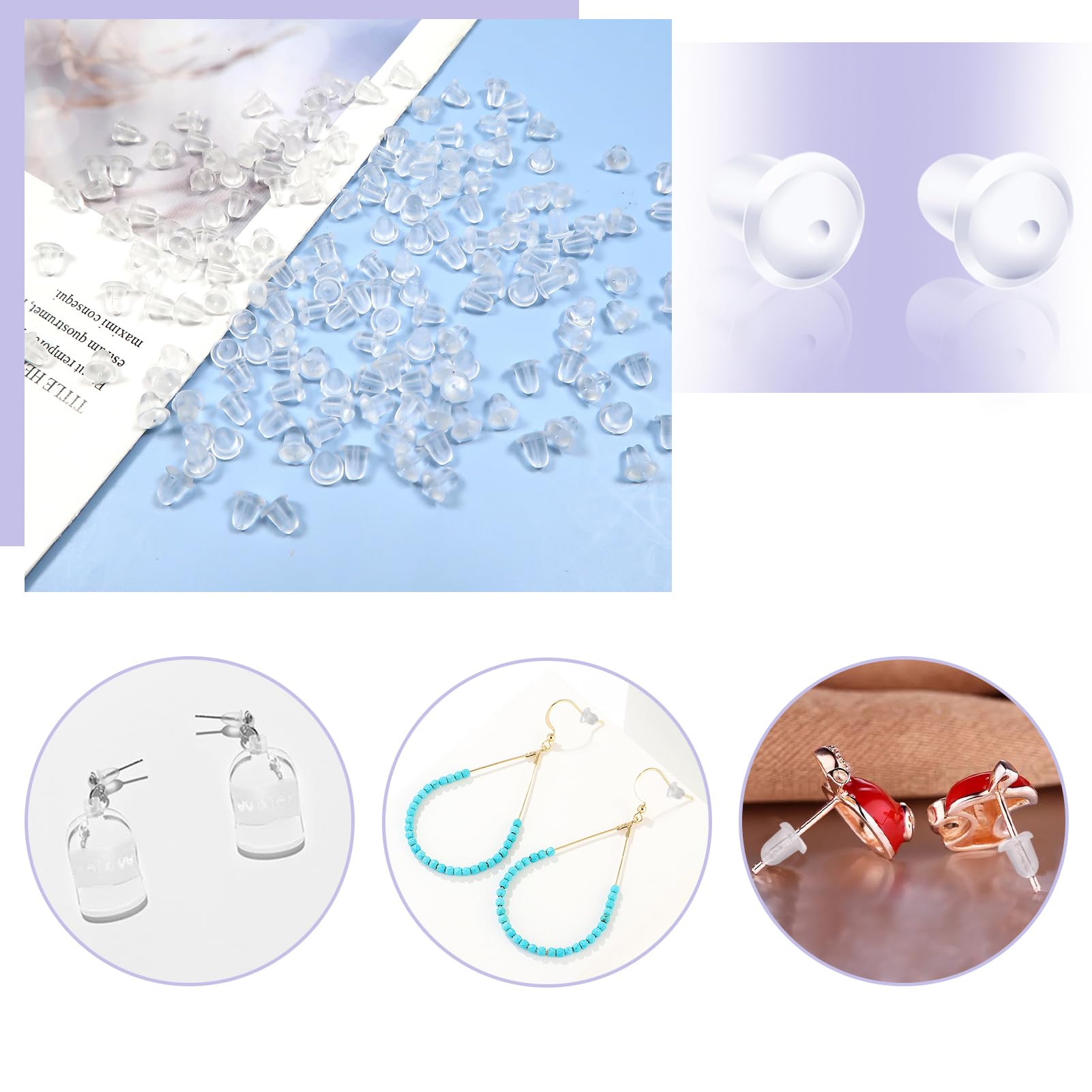 ACVVIP Lot De 24 Bouchons D'oreilles En Silicone Doux Et Réutilisables