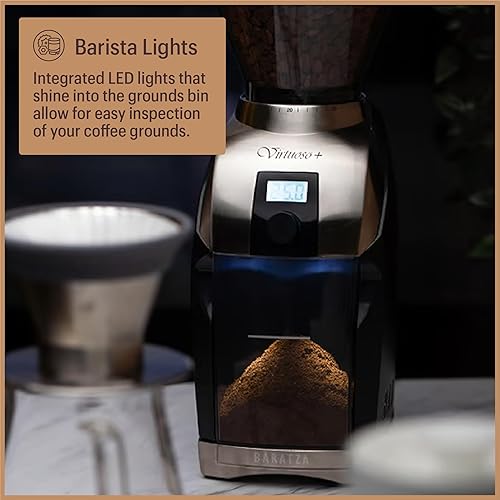 Miniatura 9 de Baratza Virtuoso+ Molinillo de café ZCG587BLK, Negro