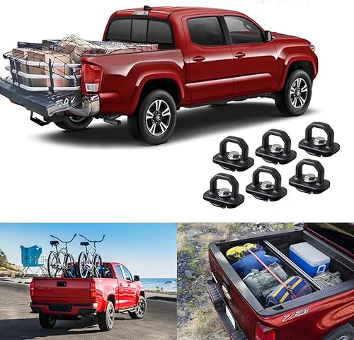 Miniatura 10 de Anclajes de amarre, 4 piezas, anclaje de pared lateral para caja de camioneta para Chevy SilveradoGMC Sierra 07-22, Chevy ColoradoGMC Canyon DZ97903