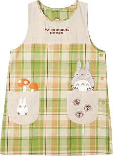 丸眞 ジブリ エプロン レディース 保育士 となりのトトロ トトロたちときのこ キャラクター 可愛い 大人用 ラン型 保育園 幼稚園 1165032000