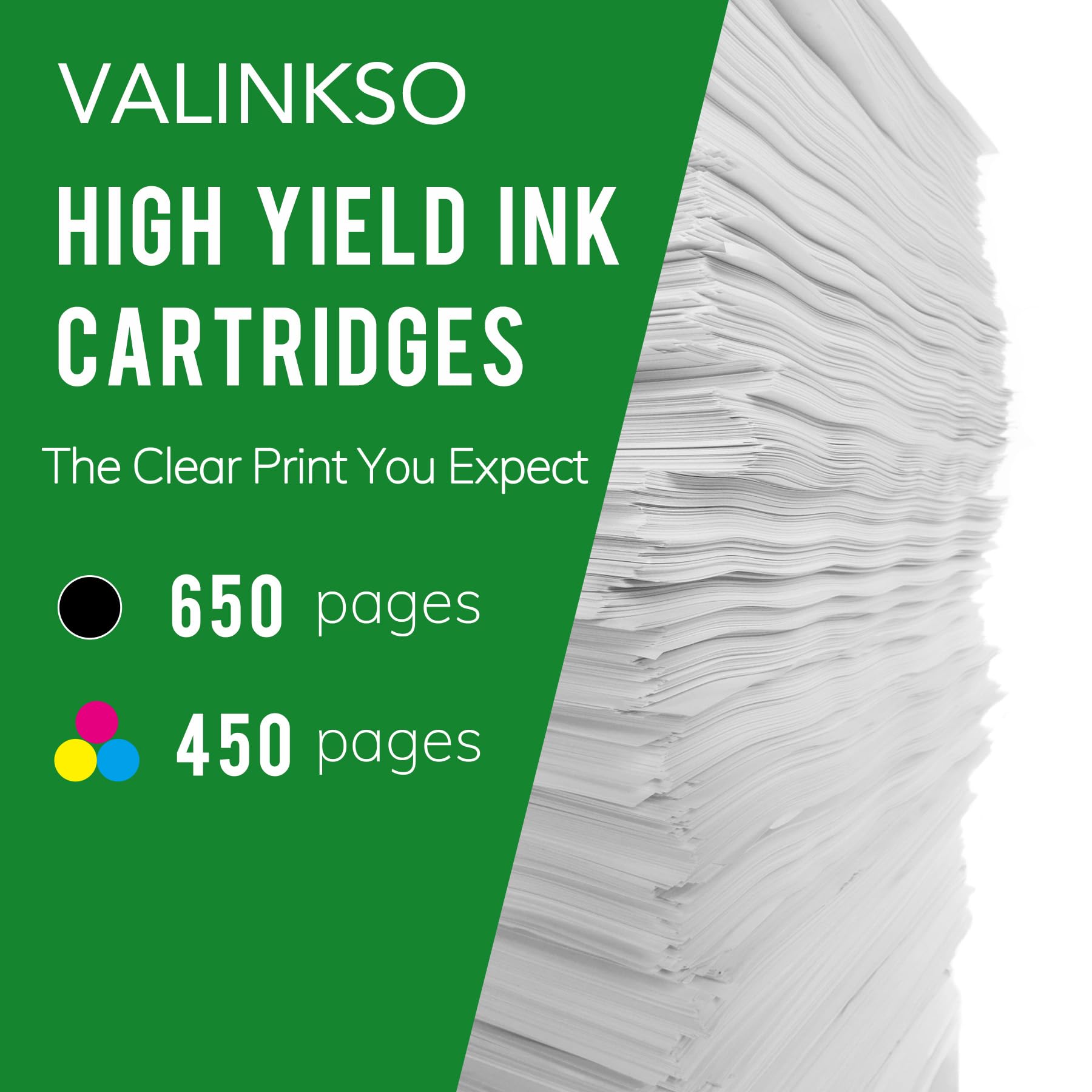 Inchiostro Per HP ENVY 4500 5530 2 Confezioni Inchiostro Nero HP 61XL - Alta Resa Per Stampanti Officejet, ENVY, Deskjet - Compatibile Al 100% Inchiostro HP 61 XL - Foto 2