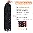 ZRQ 6 Packs Butterfly Locs Crochet Hair 24 Inch Black Distressed Locs Crochet Braids Pre-looped Synthetic Goddess Soft Locs Hair Extensions For Women 1B