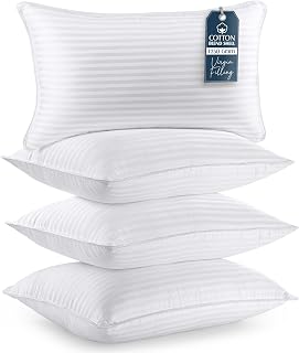 Utopia Bedding Bed Pillows for Sleeping King Size (White), Set of 4, Cooling Hotel Quality, for Back, Stomach or Side Sleepers