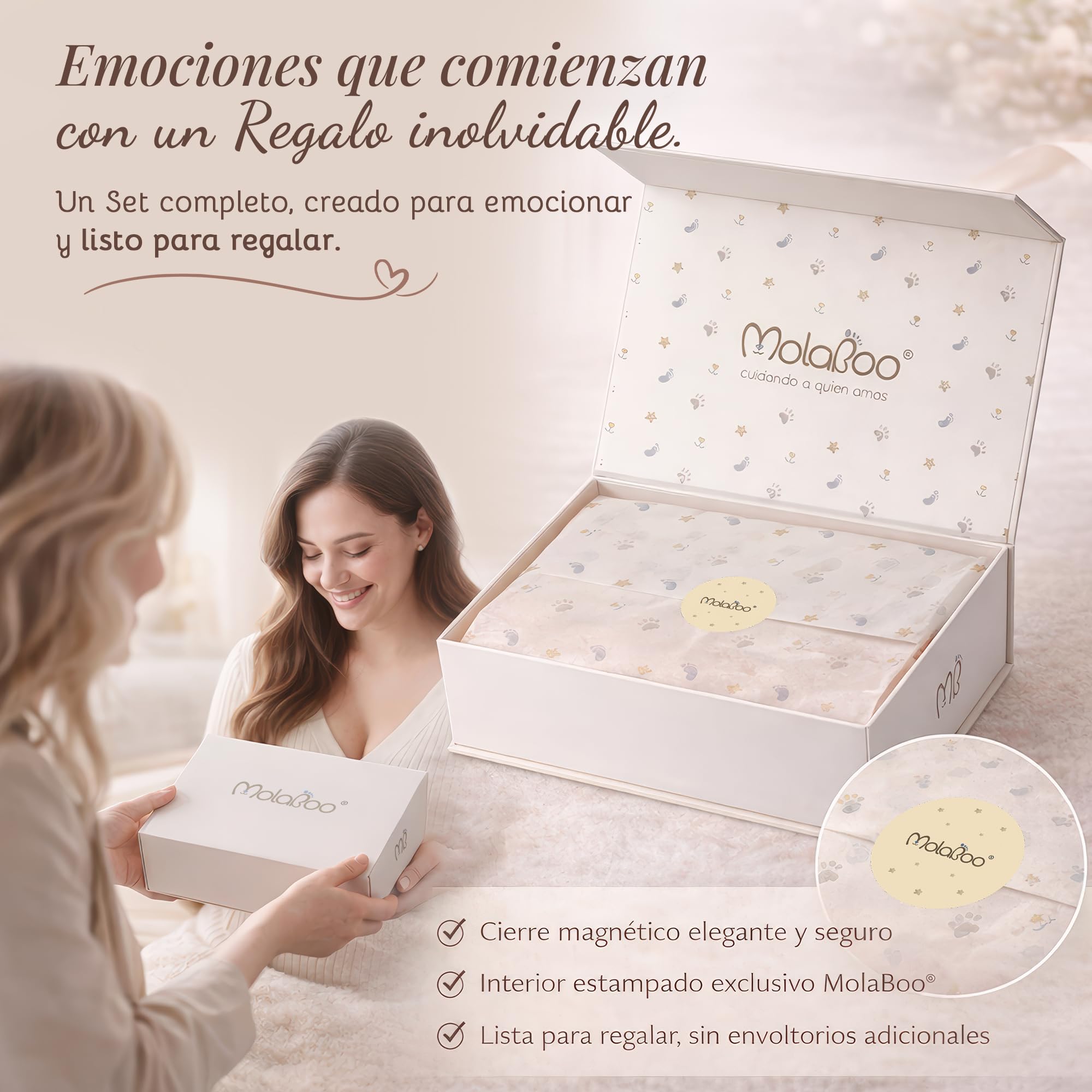 Babykorb für Neugeborene, Babykorb für Neugeborene, Jungen und Mädchen, Geschenke für Erstlingsmütter, originelle Schwangerschaftsgeschenke, Musselin-Decke, Doudou Baby (Pastellrosa)