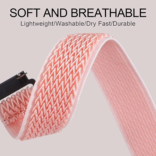 Miniatura 5 de Compatible con banda Garmin Vivoactive 5 de 20mm, Vivoactive 63, paquete de 10 correas de reloj de nailon para Garmin Forerunner 16555245VenuVenu