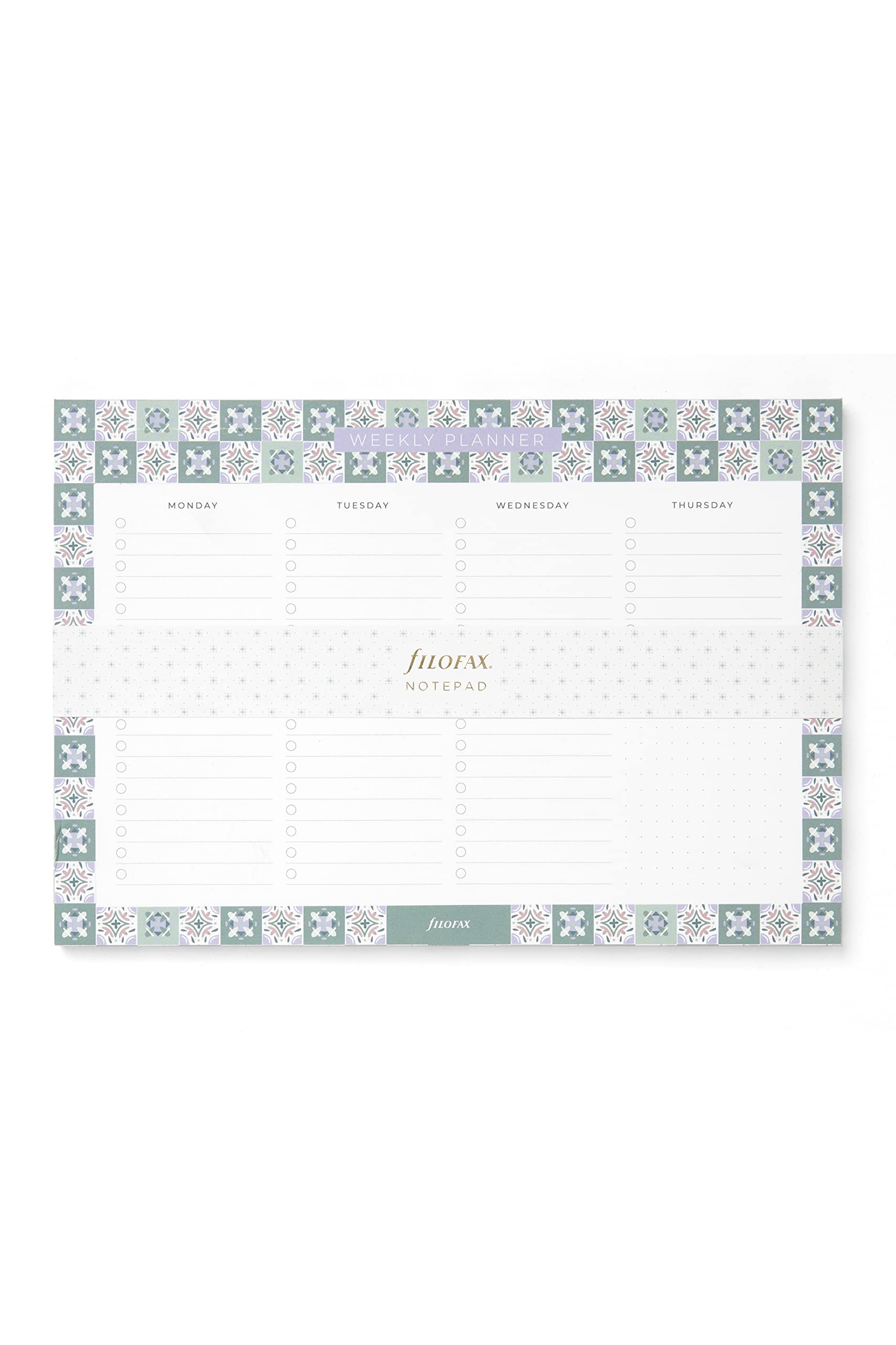 Filofax Mediterranean Weekly Planner Notepad (with magnet)