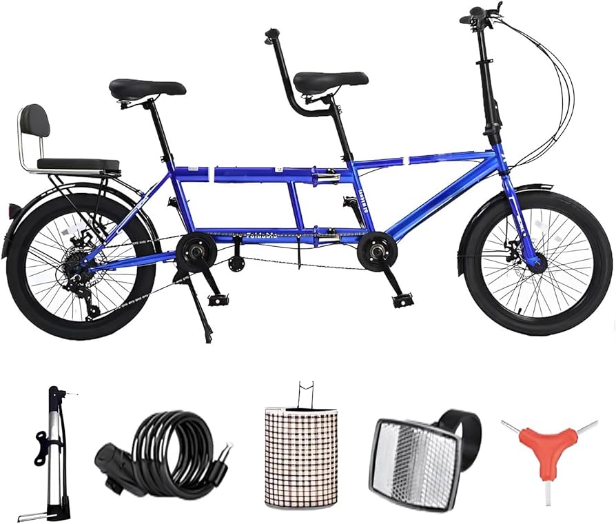 Amazon.co.jp: タンデム自転車 折りたたみ自転車 20インチ二人乗り Amazon.co.jp: タンデム自転車 折りたたみ自転車 20インチ二人乗り