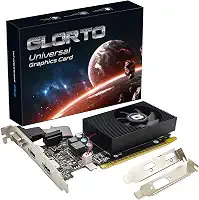 Placa gráfica GeForce GT 730 4G de perfil baixo, 2x HDMI, VGA, DDR3, PCI Express 2.0 x16, GPU de nível básico para PC, SFF e HTPC