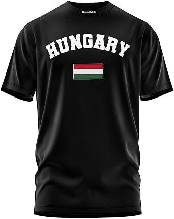 Hungary Flag Mens T-Shirt, Unisex Hungarian Casual Top, Hungary Gameday Tshirt