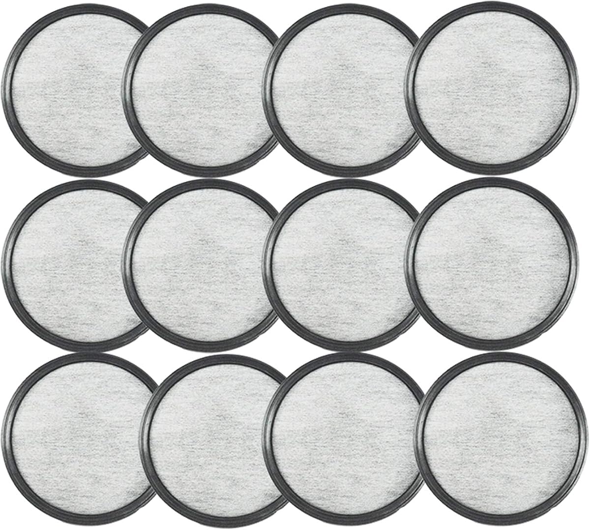 Replacement Filters For Mr Coffee Filters Replacement Mr.Coffee Charcoal Filters Mr. Coffee Filter Disks Cartridge Water Filter Discs For Mr. Coffee 4-12cups Coffee Maker Machine -12Pack