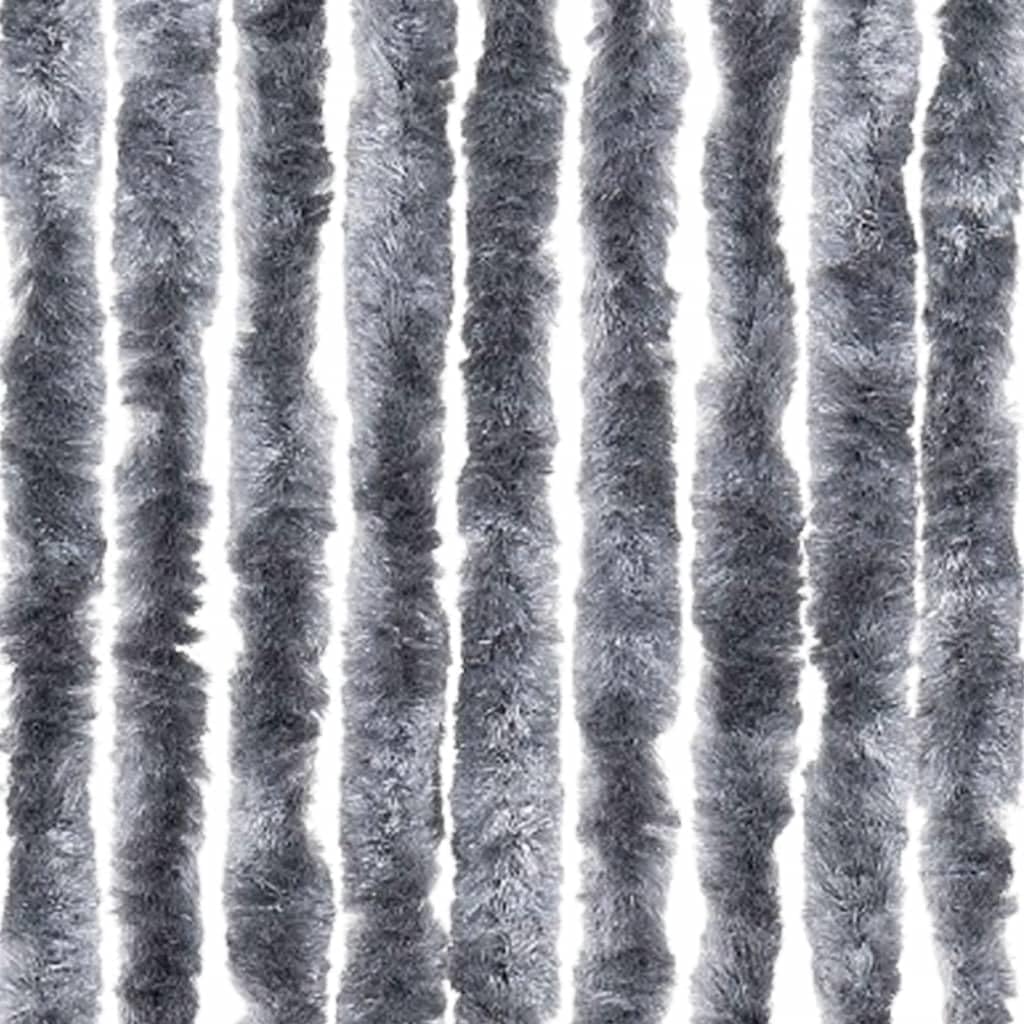 Moustiquaire Argenté 90x200 cm Chenille pour Fenêtre Porte Maison Mobile Caravane Chambre Salon Cuisine