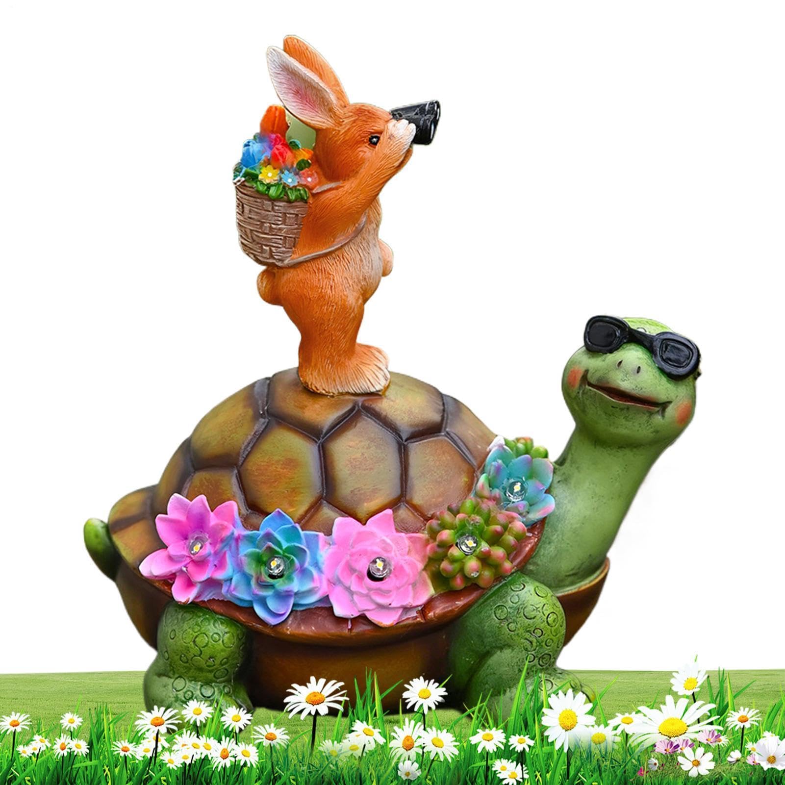 Statue solaire de jardin pour éclairer une allée sombre sans installation électrique complexe