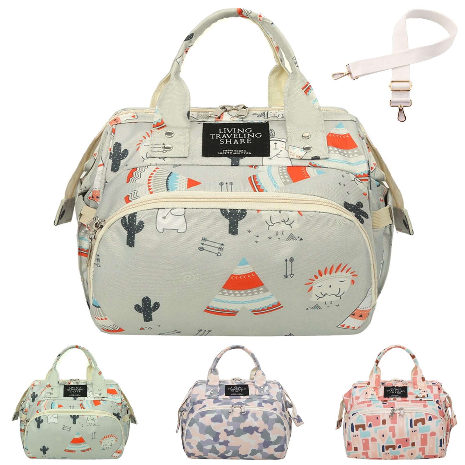 Baby Changing Bag,Diaper Bag Backpack,Portable Lightweight Nappy Changing Bags for Baby, Multi-function Travel Backpack Baby Bag,Newborn Essentials