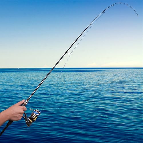 Miniatura 7 de Goture Cañas de pescar de viaje, 4 piezas de caña de pescar con estuchebolsa, caña de castingspinning, caña de pescar ultraligera de 7 pies para