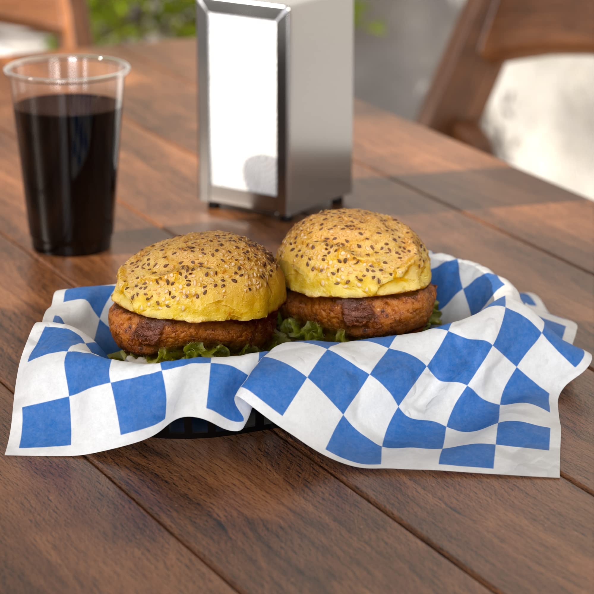 1000ea - 9 X 12 White Grease Resistant Paper Wrap