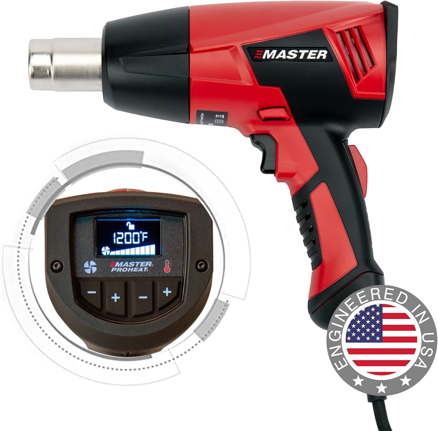 Master Appliance Proheat PH1400A Professional Heat Gun Programmable