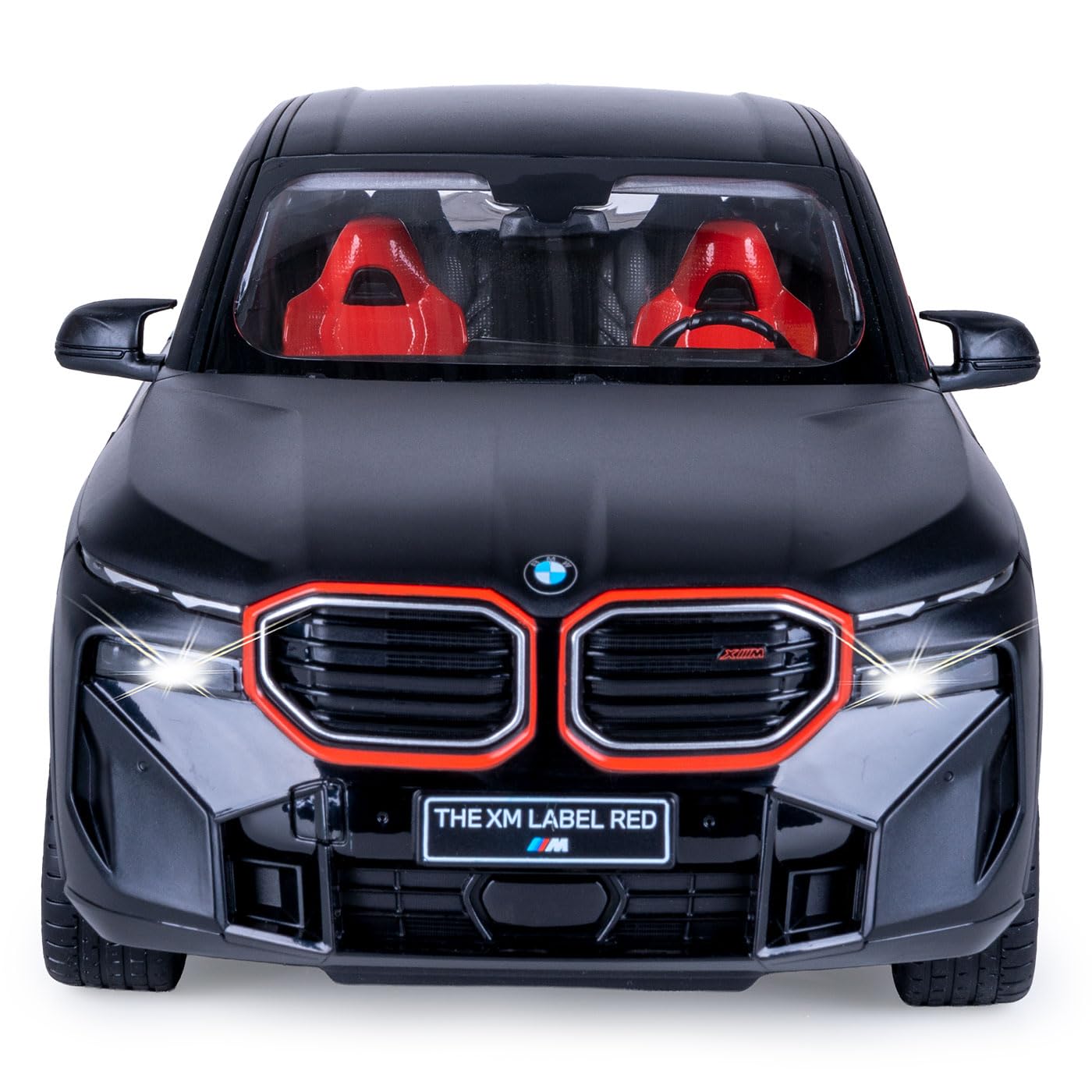 JAMARA 402223 BMW XM 1:14, 2,4 GHz – drzwi ręczne, zdalnie sterowany samochód RC, dla dzieci, zabawkowy samochód z pilotem zdalnego sterowania, model samochodu, pomysł na prezent dla dzieci, dokładne
