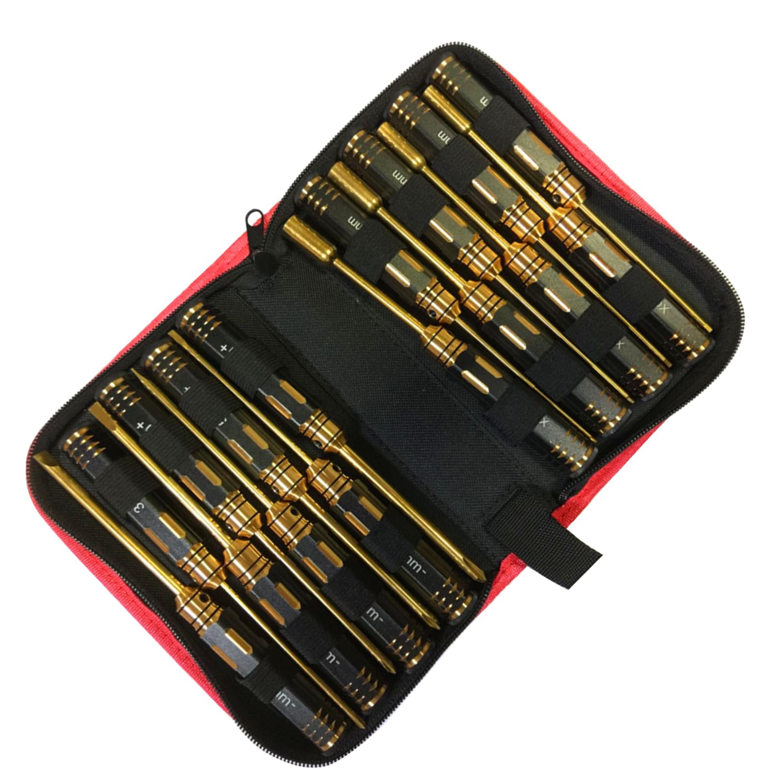 Kalttoy 16 Piece Tool Kit 4Pcs / Set Screwdriver Hexagon Spanner Screwdriver Workshop Hand Tool Wrench Maintenance Tool For Remote Car Electronic Assembly Kits