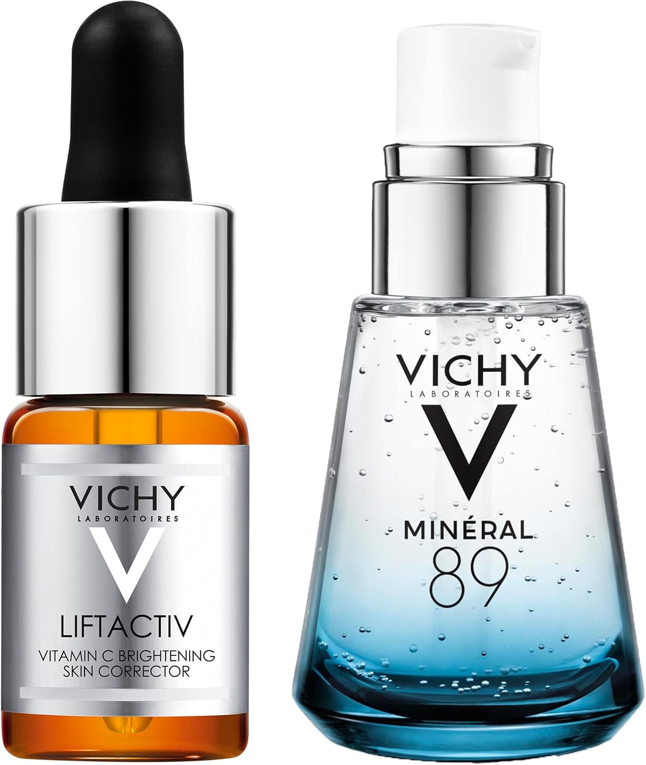 Vichy LiftActiv Vitamin C Serum and Mineral 89 Skincare Set, Hydration