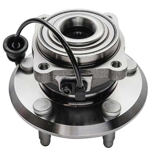 Miniatura 212 de Detroit Axle - Cubo de rodamiento de rueda delantera para Jeep Grand Cherokee Wrangler Wagoneer Comanche TJ Juego de montaje de bujes de rodamiento