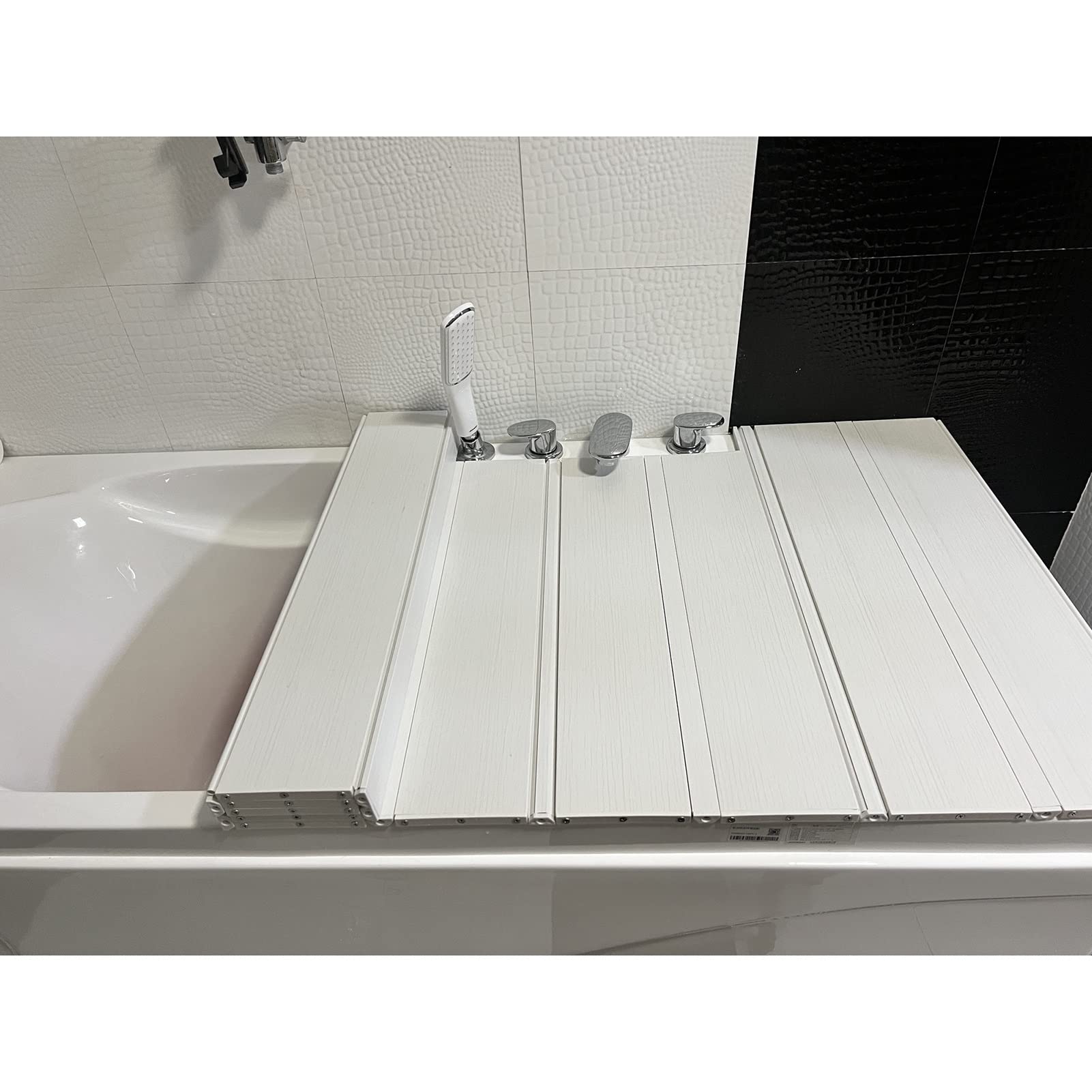 Cubierta de bañera plegable de PVC de 1.2 cm que aisla el calor del agua en el baño