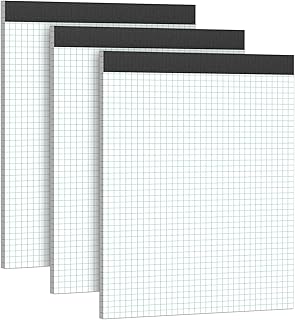 Sponsored Ad - AILZFEI Graph Paper 8.5 x 11 Grid Paper Pad Quad Ruled, 3 Pack, 30 Sheets per Pad, White, 4x4 (4 Squares pe...