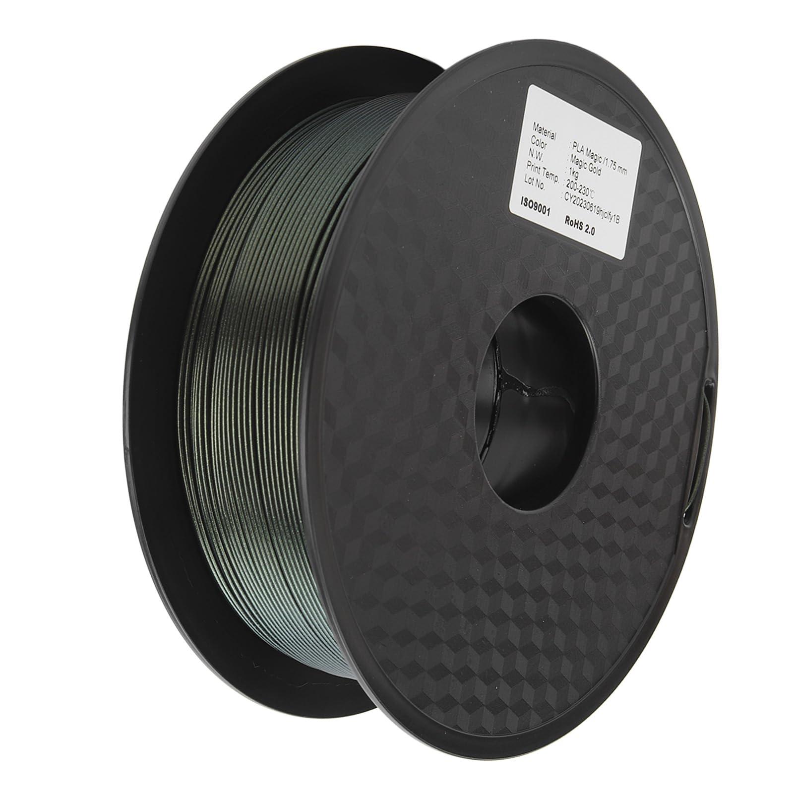 Materiał eksploatacyjny do druku 3D, 1,75 mm, filament PLA, złoty kolor, materiał eksploatacyjny do drukarki 3D, filament 200-230 ℃