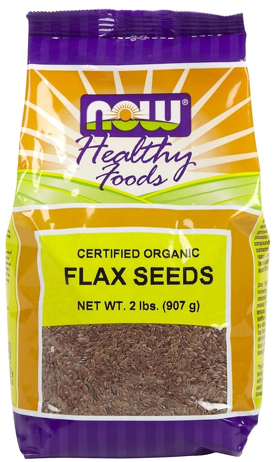 Flax Seeds, Brown, Organic 2 lbs (Multi-Pack)